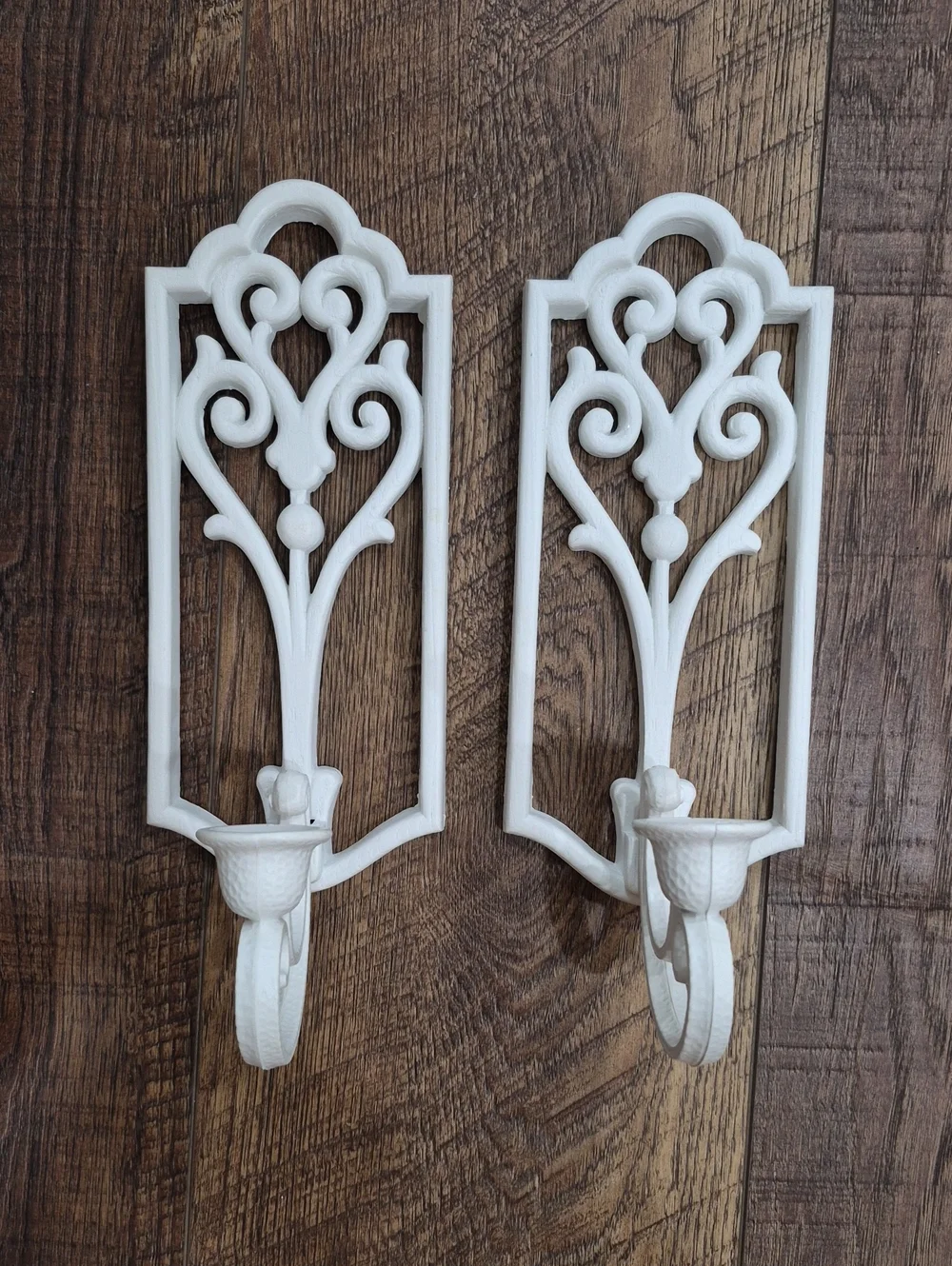 Vintage Home Interior Faux Wicker Rattan Wall Set Sconces Butterfly Cottagecore